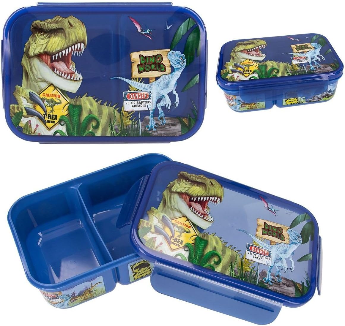 Depesche 11757 Dino World Danger-Filled 3-Compartment Pencil Case - View #6